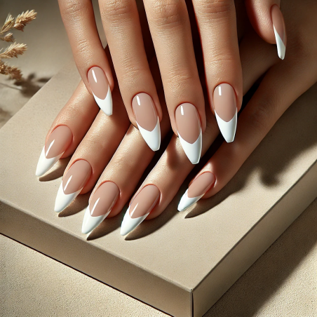 Press-On Nails french blanche